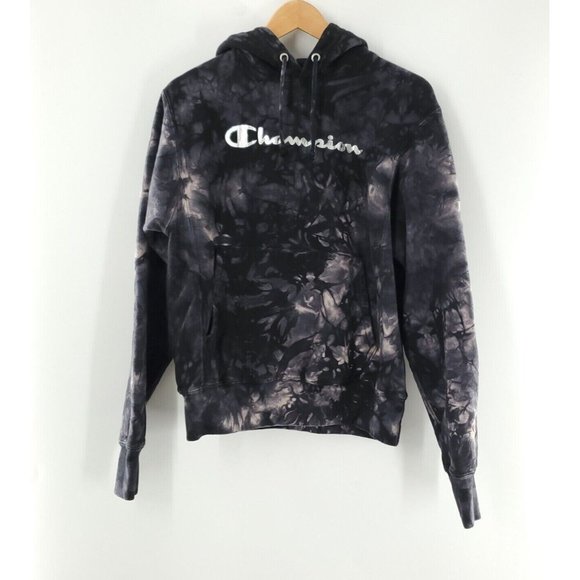 Champion Reverse Weave‎ Women's Blue Tie Dye Sweater Size S - Picture 1 of 6
